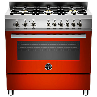 Bertazzoni Professional Series 90cm Dual Energy Single Range Cooker Orange